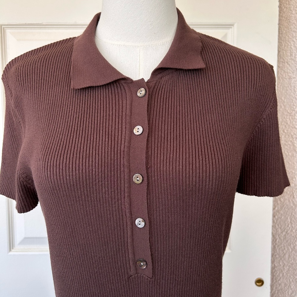House Of Harlow 1960 Knit Maxi Dress Short Sleeve Size XL - Picture 2 of 8
